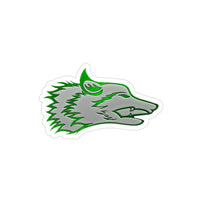 Wolf Transparent Outdoor Stickers, Die-Cut, 1pcs