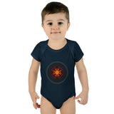 Orange Star Infant Baby Rib Bodysuit