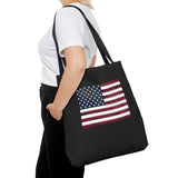 American Flag Tote Bag