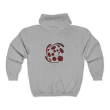 Spiral Red Unisex Heavy Blend™ Full Zip Hooded Sweatshirt