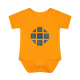 Teal Hex Infant Baby Rib Bodysuit