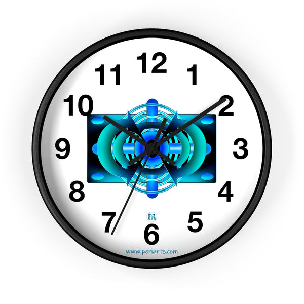Classic Blue Wall Clock
