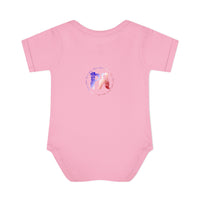 AMerican Flag Infant Baby Rib Bodysuit
