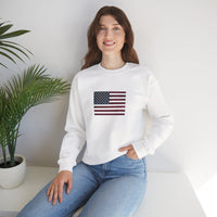 American Flag Unisex Heavy Blend™ Crewneck Sweatshirt