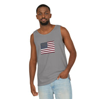 American Flag Unisex Garment-Dyed Tank Top