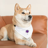 The Creative Art Series: Purple Sun Pet Bandana Collar