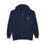 Graphite Lucy Unisex Heavy Blend™ Full Zip Hooded Sweatshirt