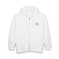 Graphite Lucy Unisex Heavy Blend™ Full Zip Hooded Sweatshirt