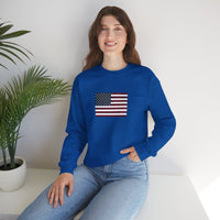 American Flag Unisex Heavy Blend™ Crewneck Sweatshirt