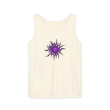 Purple Sun Unisex Garment-Dyed Tank Top