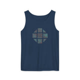 Teal Hex Unisex Garment-Dyed Tank Top