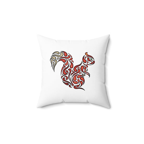 Squirrel Spun Polyester Square Pillow