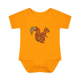Squirrel Infant Baby Rib Bodysuit