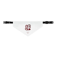 The Creative Art Series: Spiral Red Pet Bandana Collar