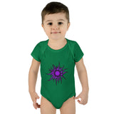 Purple Sun Infant Baby Rib Bodysuit