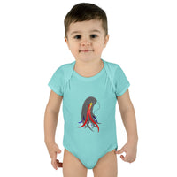 4th of July Lucy Infant Baby Rib Bodysuit
