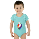 Lily the Unicorn Infant Baby Rib Bodysuit