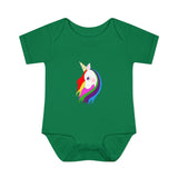 Lily the Unicorn Infant Baby Rib Bodysuit