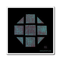 Teal Hex Magnets