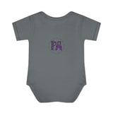 Purple Sun Infant Baby Rib Bodysuit