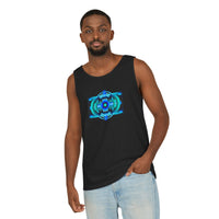 Classic Blue Unisex Garment-Dyed Tank Top