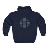 Teal Hex Unisex Heavy Blend™ Full Zip Hooded Sweatshirt