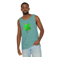 Clover Unisex Garment-Dyed Tank Top