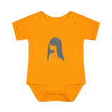 Graphite Lucy Infant Baby Rib Bodysuit
