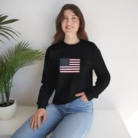 American Flag Unisex Heavy Blend™ Crewneck Sweatshirt