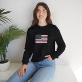 American Flag Unisex Heavy Blend™ Crewneck Sweatshirt