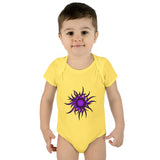 Purple Sun Infant Baby Rib Bodysuit