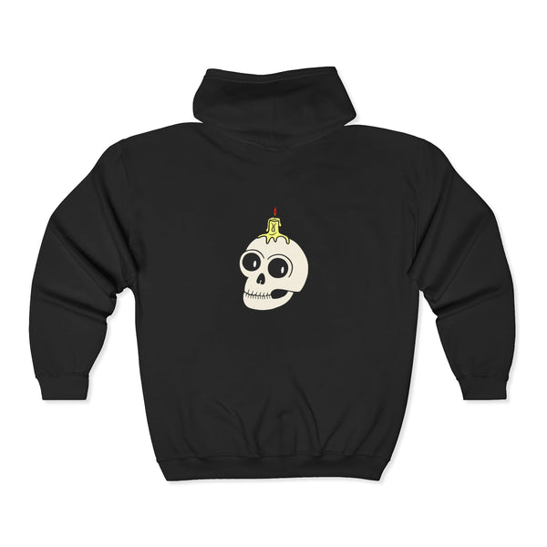 Frank the Headlight Unisex Heavy Blend™ Full Zip Hooded Sweatshirt