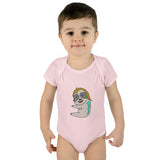 Sandy thw Sloth Infant Baby Rib Bodysuit
