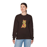Peri Bear Unisex Heavy Blend™ Crewneck Sweatshirt