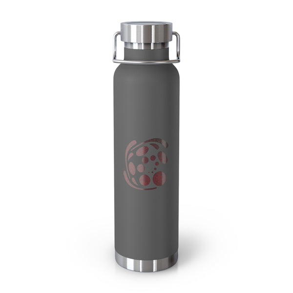 Spiral Red Copper Vacuum Insulated Bottle, 22oz