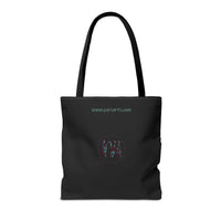 Teal Hex Tote Bag