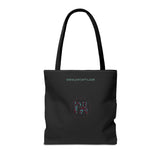 Teal Hex Tote Bag