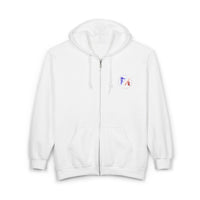 American Flag Unisex Heavy Blend™ Full Zip Hooded Sweatshirt