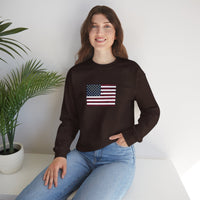 American Flag Unisex Heavy Blend™ Crewneck Sweatshirt