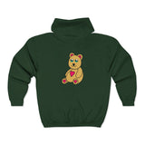 Peri Bear Unisex Heavy Blend™ Full Zip Hooded Sweatshirt