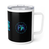 Classic Blue Insulated Coffee Mug, 10oz