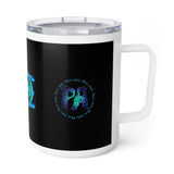 Classic Blue Insulated Coffee Mug, 10oz