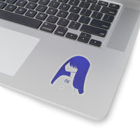 Blue Lucy Kiss-Cut Stickers