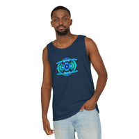 Classic Blue Unisex Garment-Dyed Tank Top