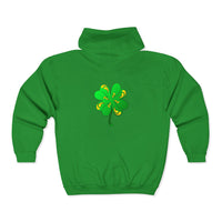 Clover Unisex Heavy Blend™ Full Zip Hooded Sweatshirt