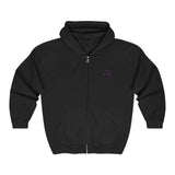 Purple Sun Unisex Heavy Blend™ Full Zip Hooded Sweatshirt