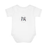 Teal Hex Infant Baby Rib Bodysuit