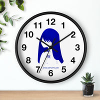 Blue Lucy Wall Clock
