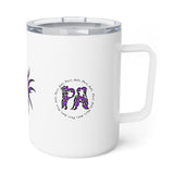 Purple Sun Insulated Coffee Mug, 10oz