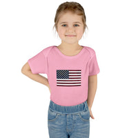 AMerican Flag Infant Baby Rib Bodysuit